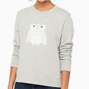kate spade Tops Kate Spade Broome Street Owl Sweatshirt Poshmark